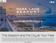 Tablet Screenshot of parklaneseaport.com